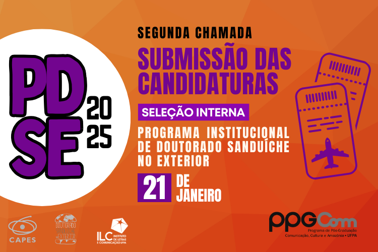 Programa de Doutorado Sanduíche PPGCOM - Edital PPGCOM nº 17/2025