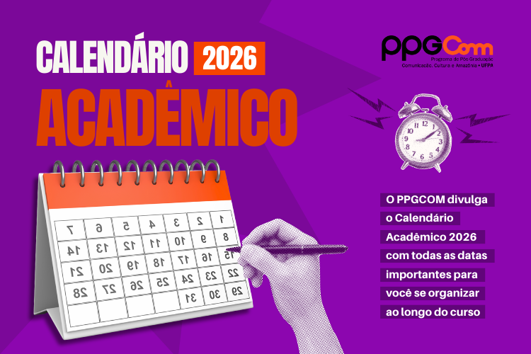 Calendário Acadêmico de 2026 PPGCOM/UFPA
